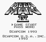 Megaman IV (USA) Title Screen